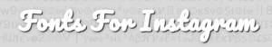 פונטים לאינסטגרם - fonts for instagram