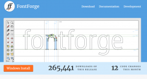 fontforge